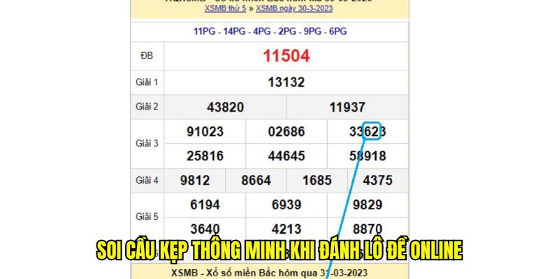 Soi cầu kẹp thông minh khi đánh lô đề online